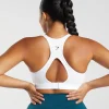 Cut Out Back High Support Sports Bra