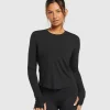 Elevate Long Sleeve Ruched Top