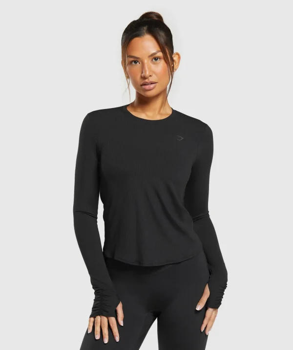 Elevate Long Sleeve Ruched Top