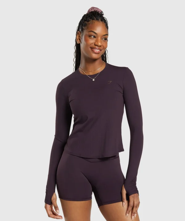 Elevate Long Sleeve Ruched Top