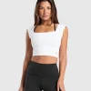 Everyday Cap Sleeve Crop Top