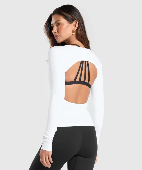 Everyday Open Back Long Sleeve Top