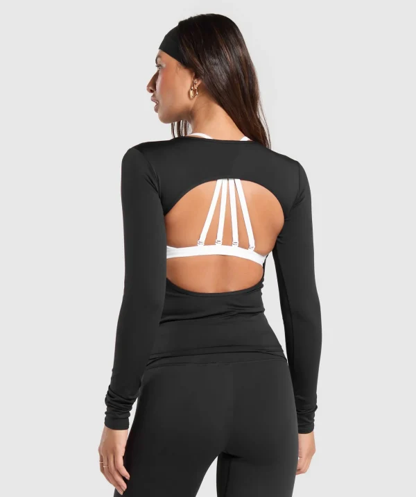 Everyday Open Back Long Sleeve Top