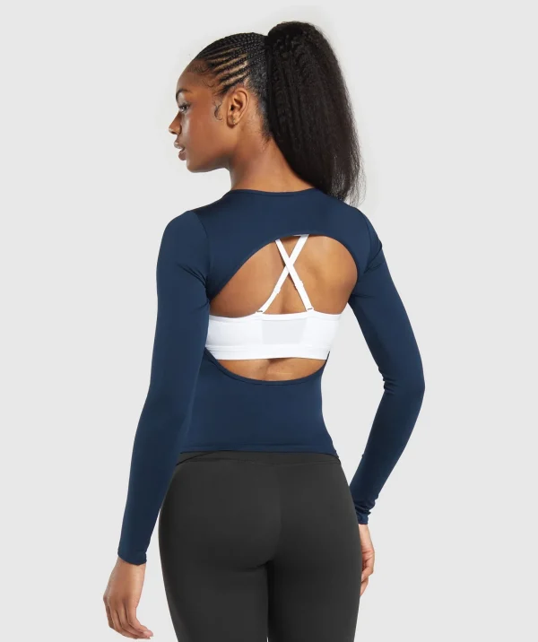 Everyday Open Back Long Sleeve Top