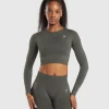 Everyday Seamless Long Sleeve Crop Top