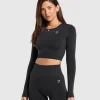 Everyday Seamless Long Sleeve Crop Top