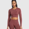 Everyday Seamless Long Sleeve Crop Top