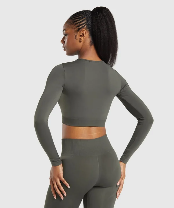 Everyday Seamless Long Sleeve Crop Top