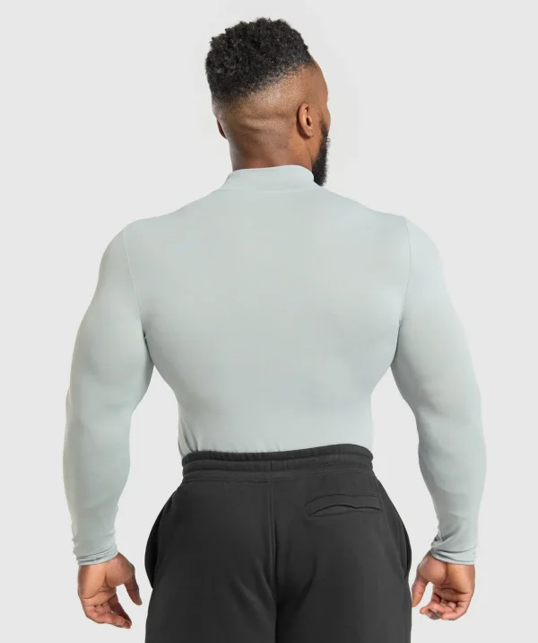 Everyday Seamless Mock Long Sleeve T-Shirt