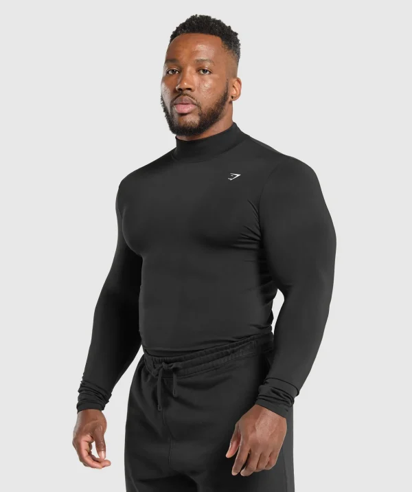 Everyday Seamless Mock Long Sleeve T-Shirt