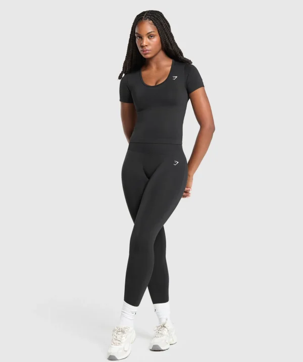 Everyday Seamless Tight Fit Crew Neck Tee