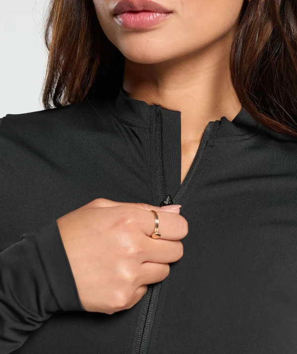 Everyday Seamless Zip Tracktop