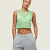 everywear Cropped Mesh Tank