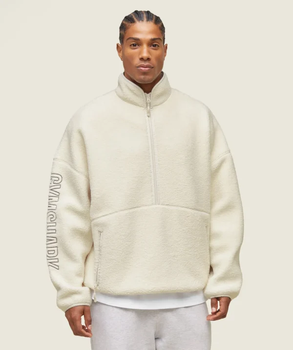 everywear Half Zip Sherpa Jacket