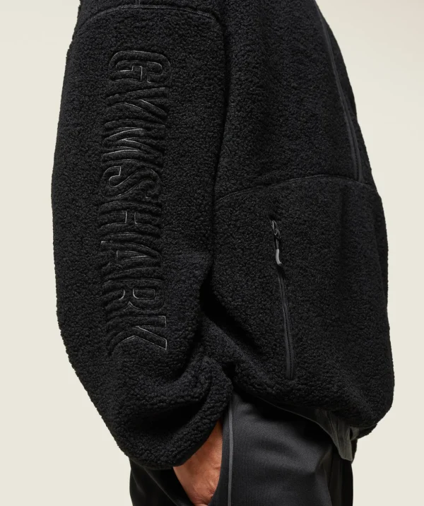 everywear Half Zip Sherpa Jacket