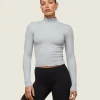 everywear Long Sleeve Ribbed Turtle Neck