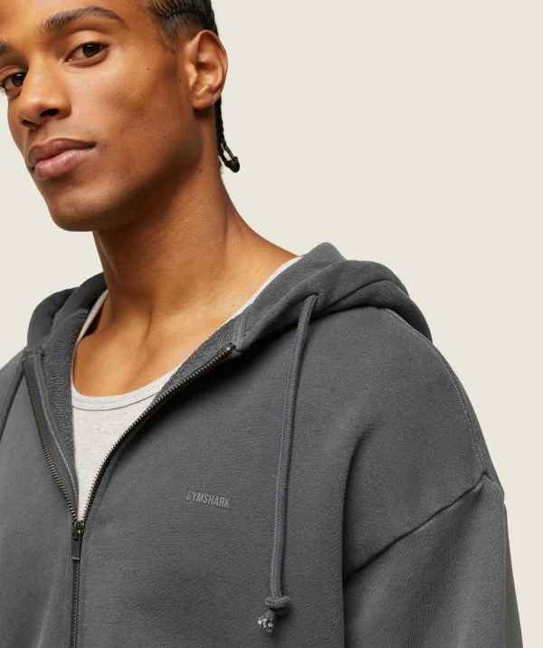 everywear Relaxed Zip Hoodie