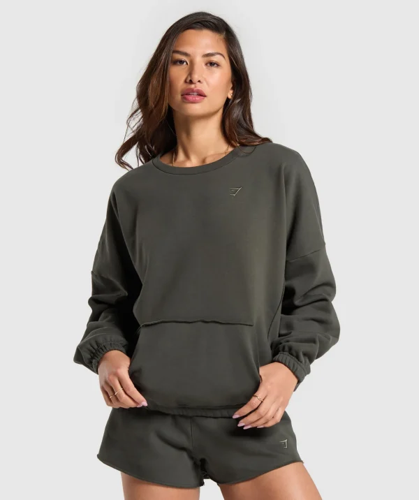 Fleece Oversized Sweatshirt