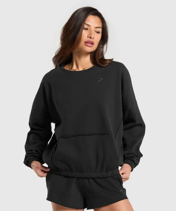 Fleece Oversized Sweatshirt