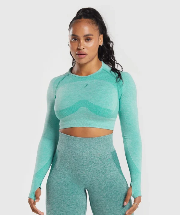 Flex Long Sleeve Crop Top