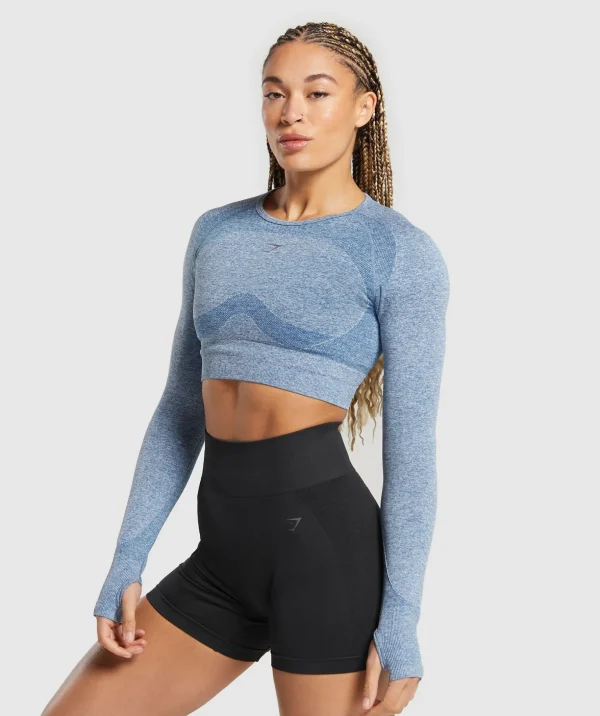 Flex Long Sleeve Crop Top