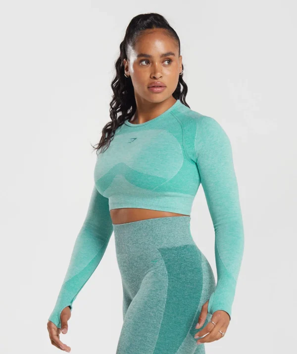 Flex Long Sleeve Crop Top