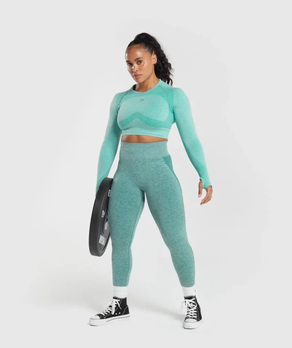 Flex Long Sleeve Crop Top