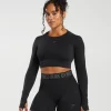 Flex Sports Long Sleeve Crop Top