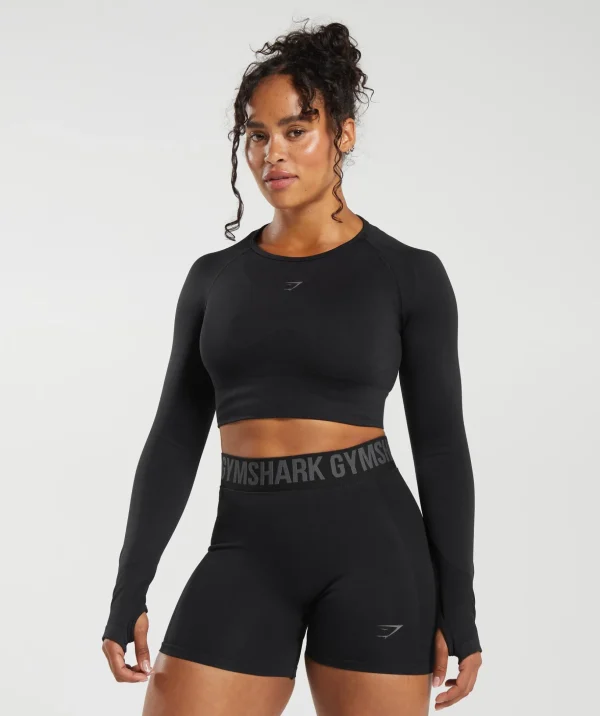 Flex Sports Long Sleeve Crop Top