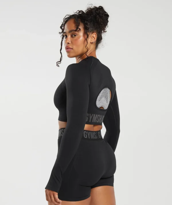 Flex Sports Long Sleeve Crop Top