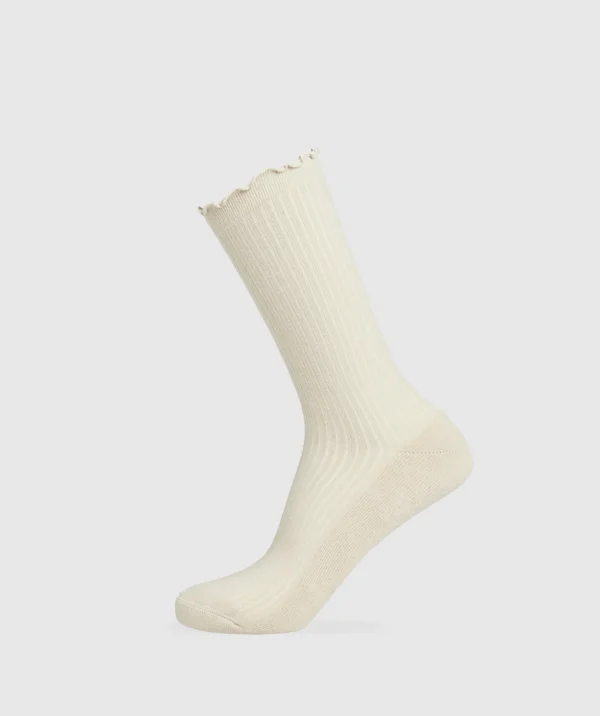 Frill Crew Single Sock