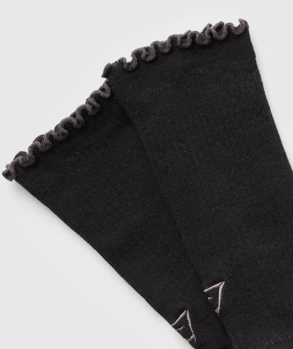 Frill Crew Single Sock