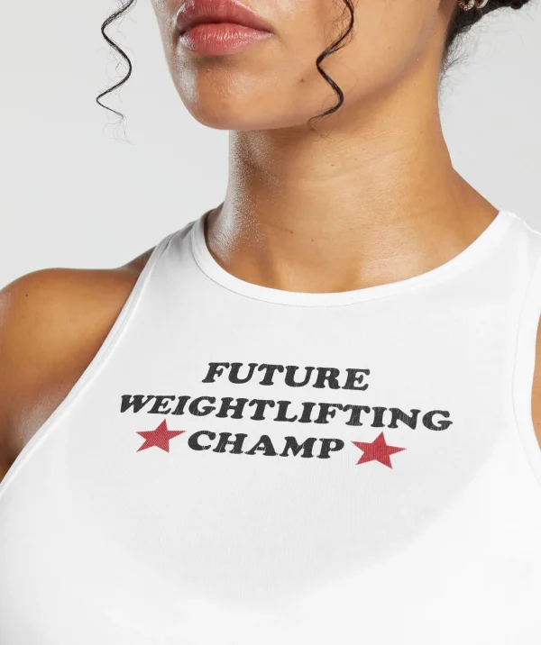 Future Weightlifting Champ Crop Tank