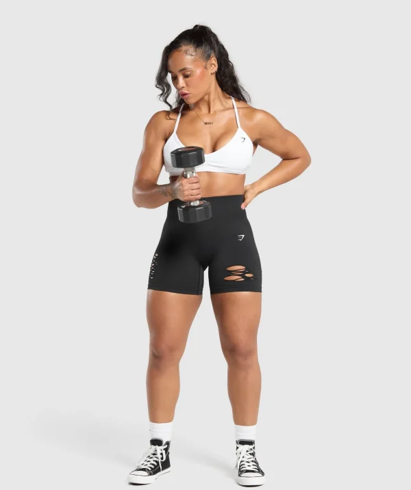 Gains Seamless Distressed Shorts