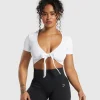 Gains Seamless Fitted Crop Top