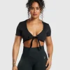 Gains Seamless Fitted Crop Top