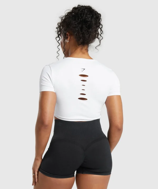 Gains Seamless Fitted Crop Top