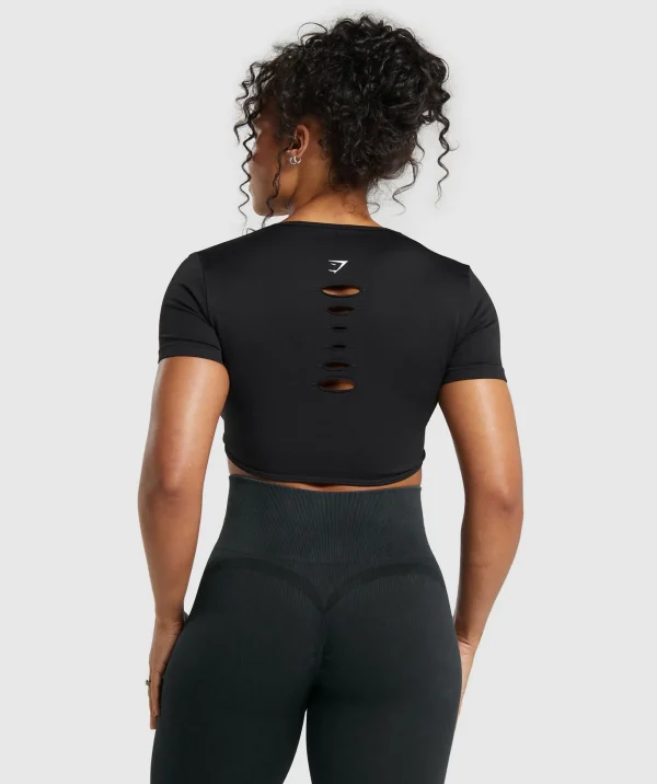 Gains Seamless Fitted Crop Top