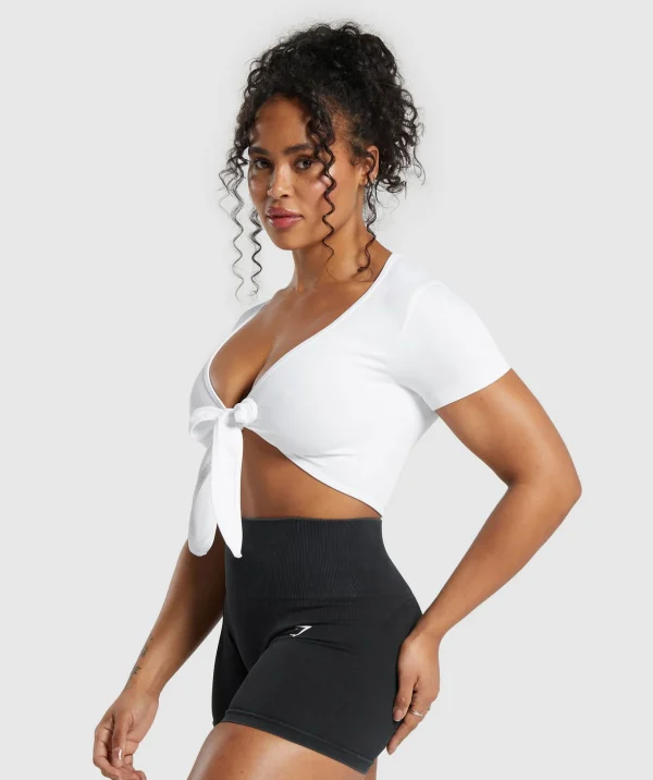 Gains Seamless Fitted Crop Top