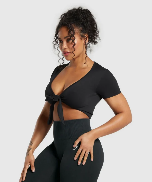 Gains Seamless Fitted Crop Top