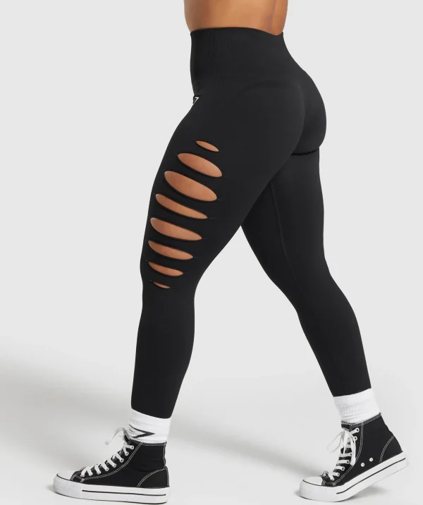 Gains Seamless Ripped Leggings