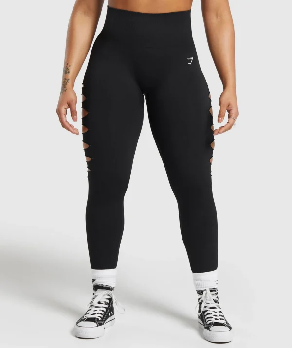 Gains Seamless Ripped Leggings