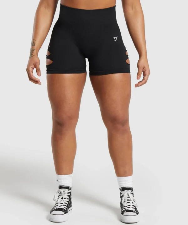 Gains Seamless Ripped Shorts