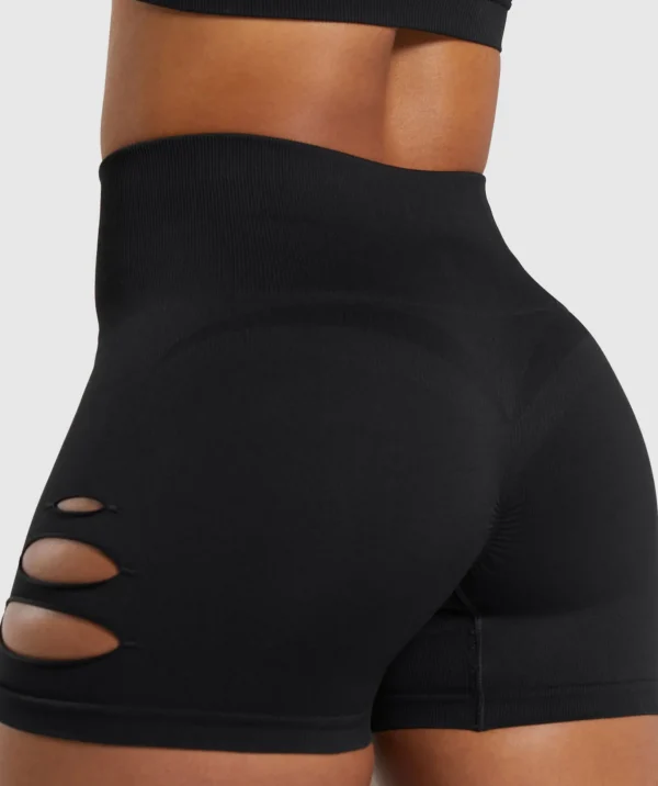 Gains Seamless Ripped Shorts