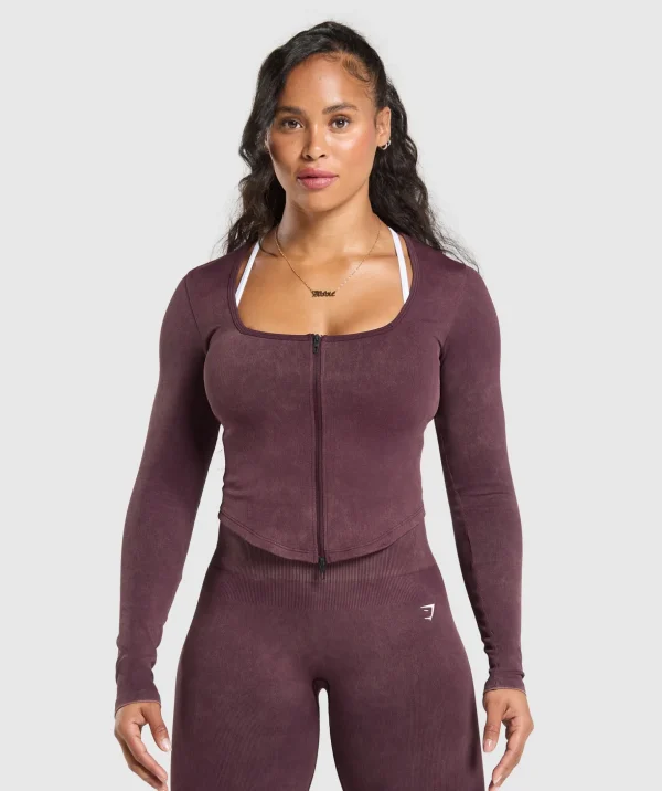 Gains Seamless Zip Up