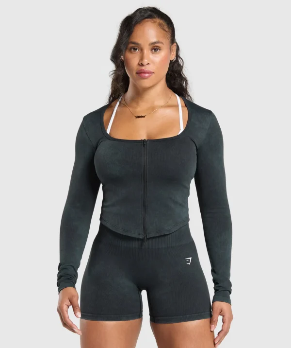 Gains Seamless Zip Up