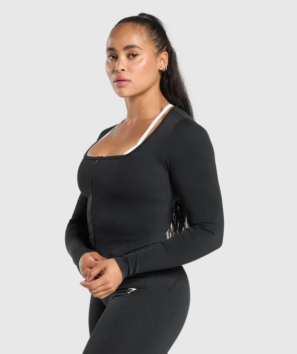 Gains Seamless Zip Up