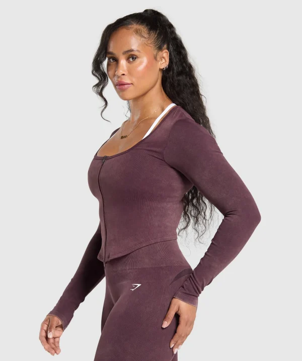 Gains Seamless Zip Up