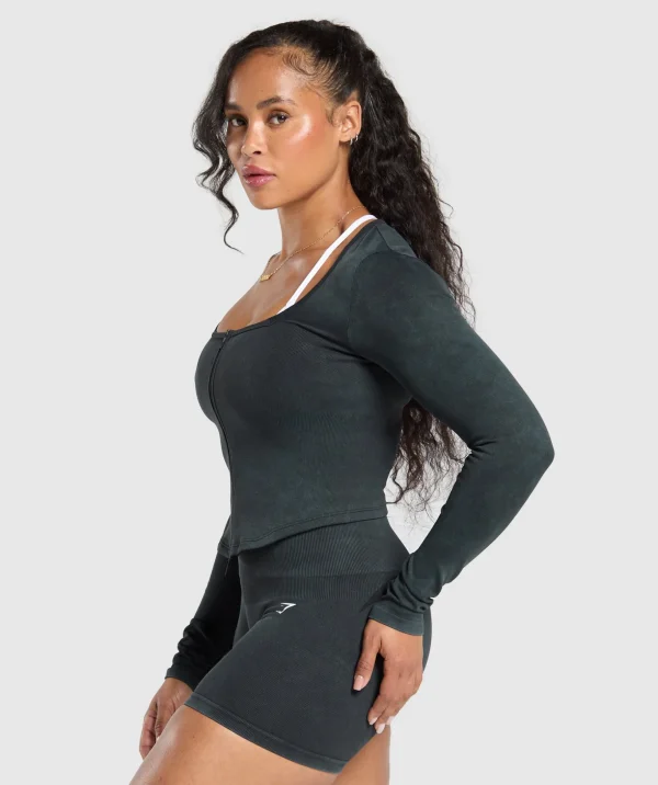 Gains Seamless Zip Up