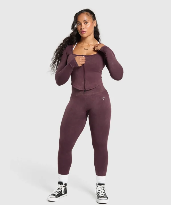 Gains Seamless Zip Up